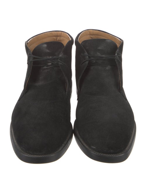 Salvatore Ferragamo Suede Lace-Up Boots