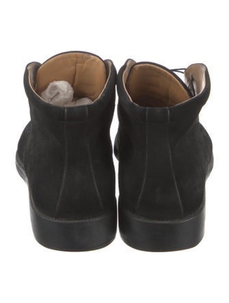 Salvatore Ferragamo Suede Lace-Up Boots