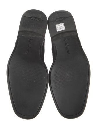 Salvatore Ferragamo Suede Lace-Up Boots