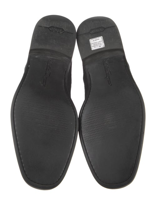 Salvatore Ferragamo Suede Lace-Up Boots