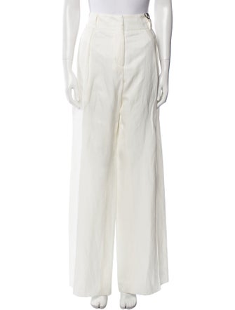 Salvatore Ferragamo Silk Wide Leg Pants