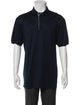 Salvatore Ferragamo V-Neck Short Sleeve Polo Shirt