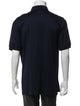 Salvatore Ferragamo V-Neck Short Sleeve Polo Shirt