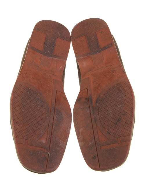 Salvatore Ferragamo Gancini Logo Suede Loafers