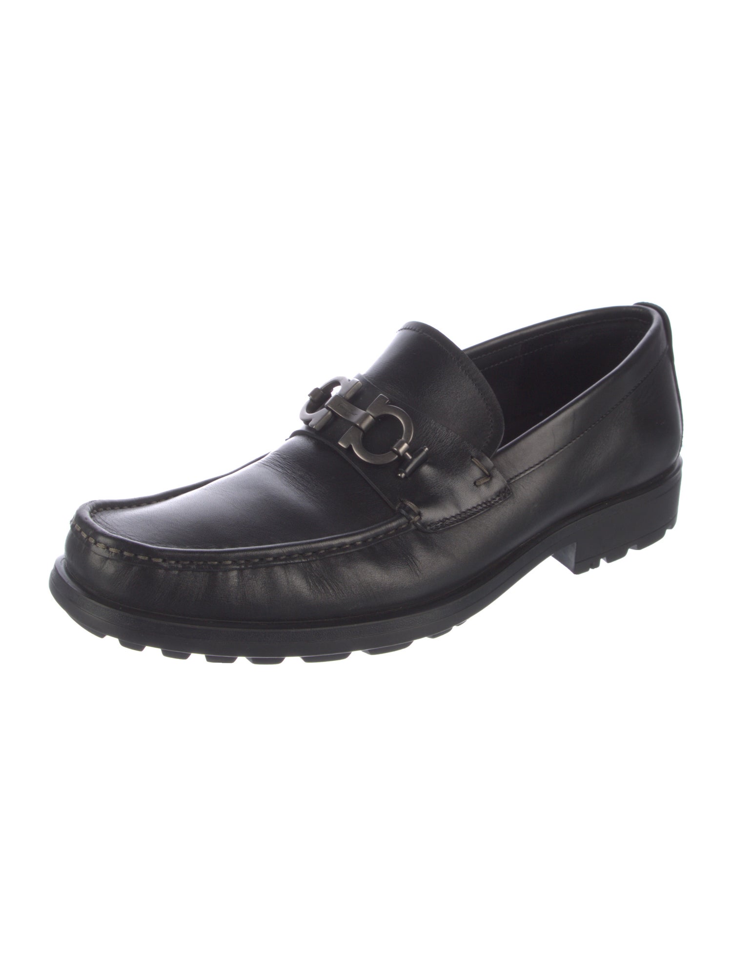 Salvatore Ferragamo Leather Dress Loafers