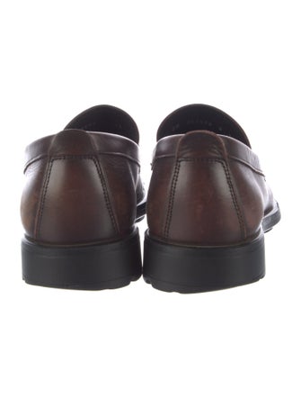 Salvatore Ferragamo Gancini Logo Leather Dress Loafers
