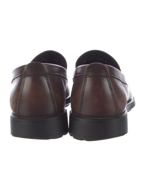 Salvatore Ferragamo Gancini Logo Leather Dress Loafers