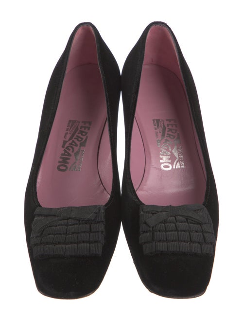 Salvatore Ferragamo Suede Flats
