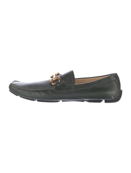 Salvatore Ferragamo Leather Whipstitch Trim Drivers