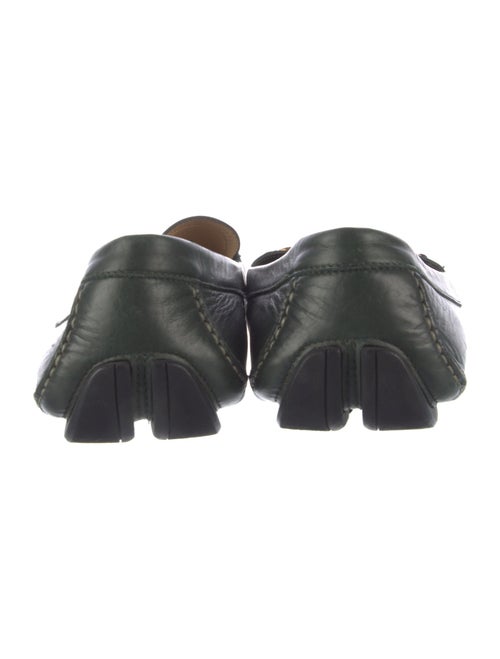 Salvatore Ferragamo Leather Whipstitch Trim Drivers