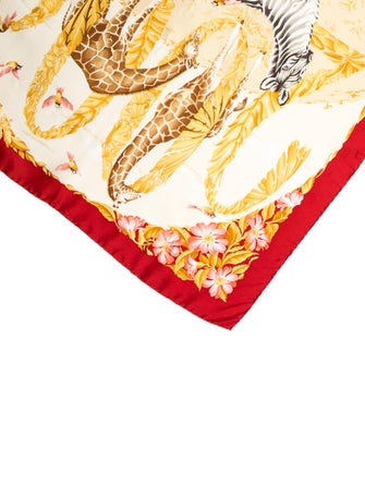 Salvatore Ferragamo Silk Printed Scarf