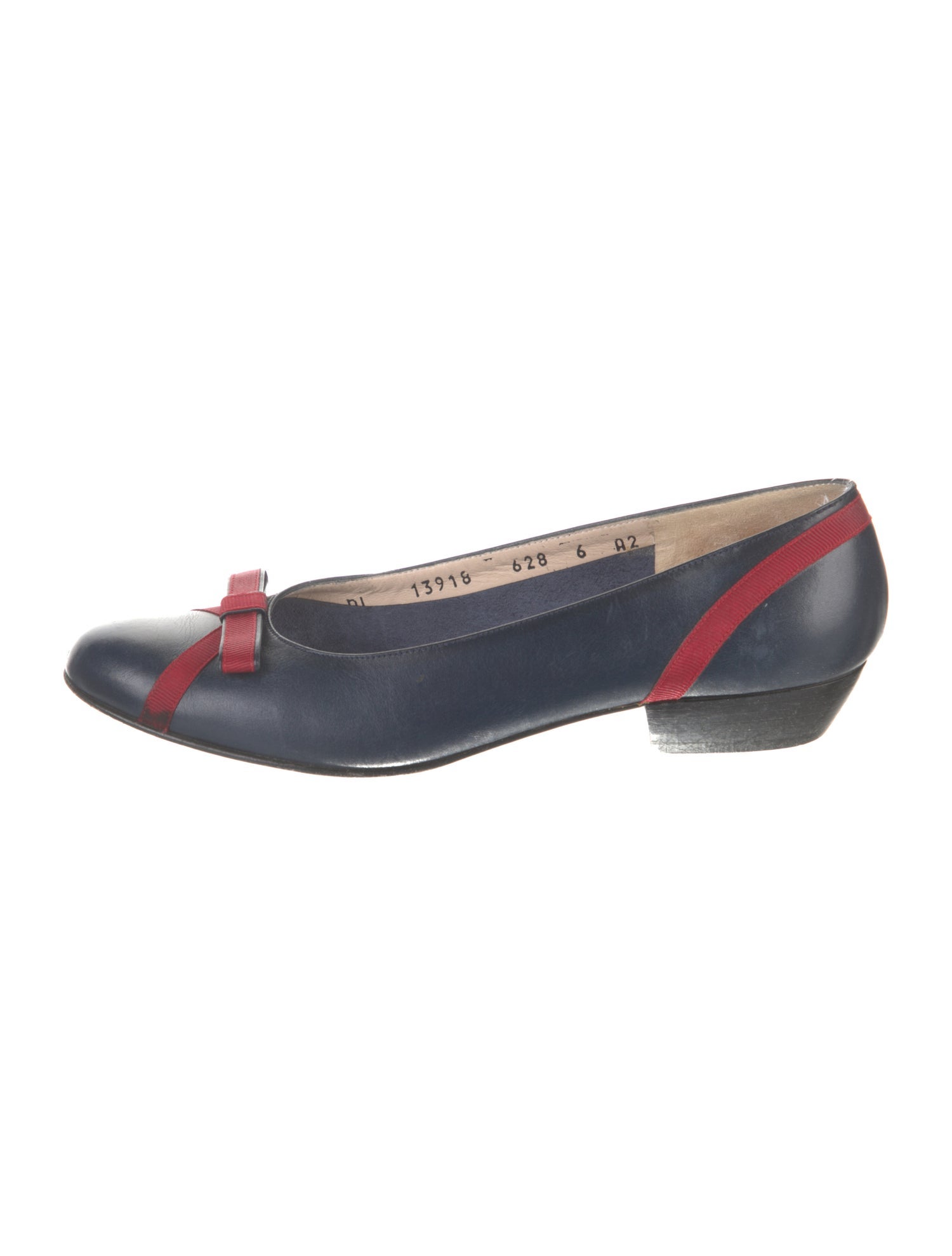 Salvatore Ferragamo Vara Bow Accent Leather Mules