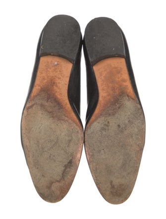 Salvatore Ferragamo Vara Bow Accent Leather Flats