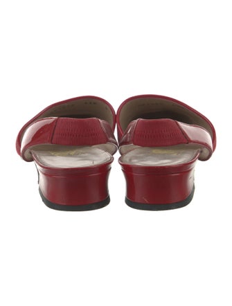 Salvatore Ferragamo Leather Slingback Flats