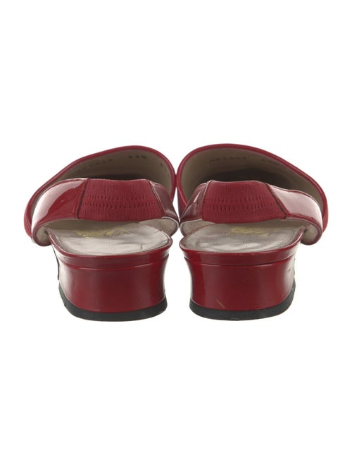 Salvatore Ferragamo Leather Slingback Flats