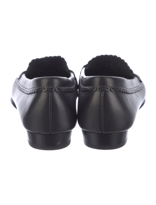 Salvatore Ferragamo Gancini Logo Leather Loafers