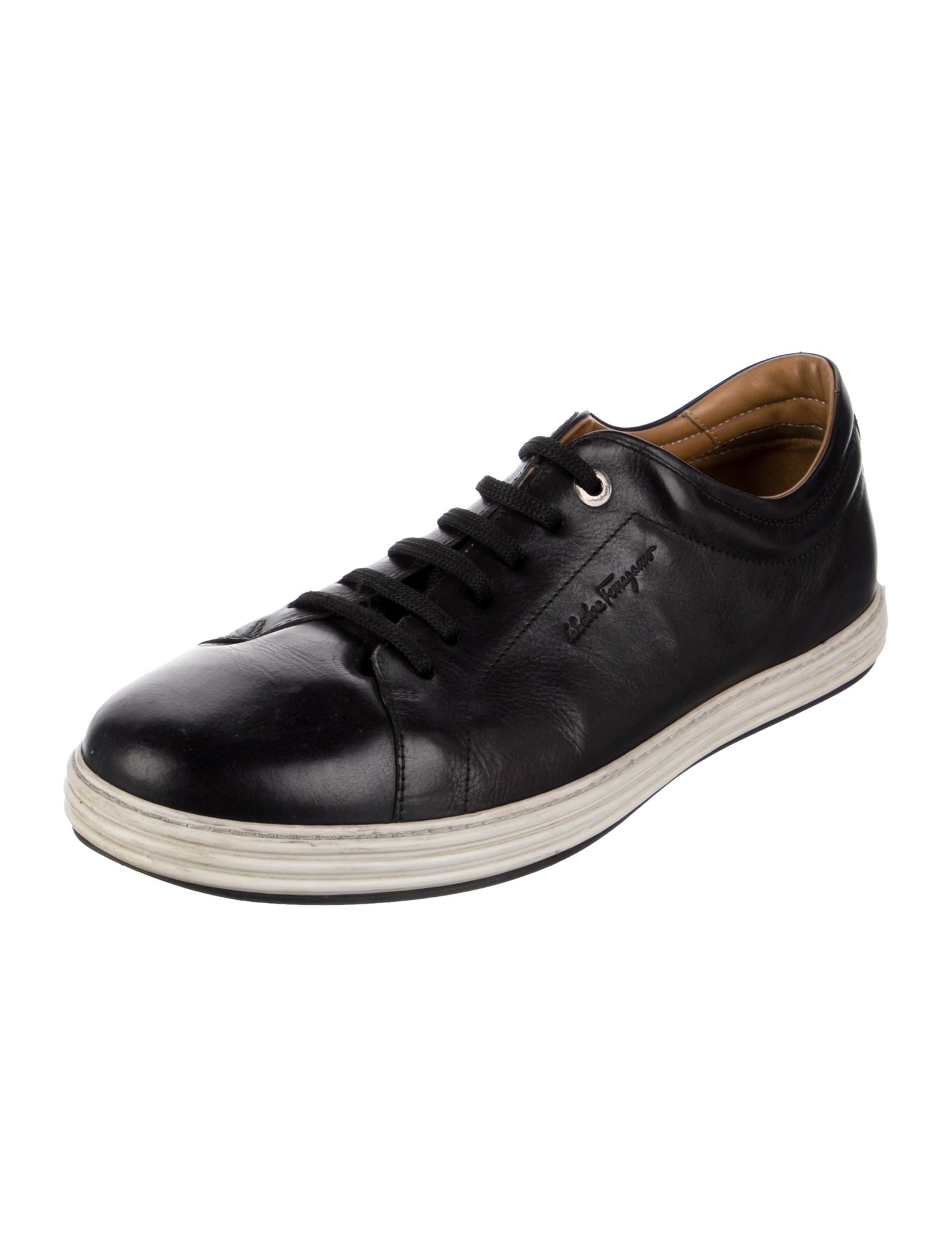 Salvatore Ferragamo Leather Sneakers
