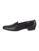 Salvatore Ferragamo Embossed Leather Animal Print Loafers