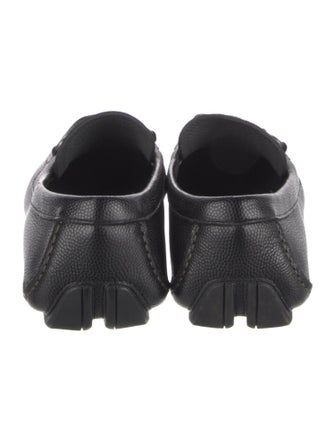 Salvatore Ferragamo Horsebit Accent Leather Drivers