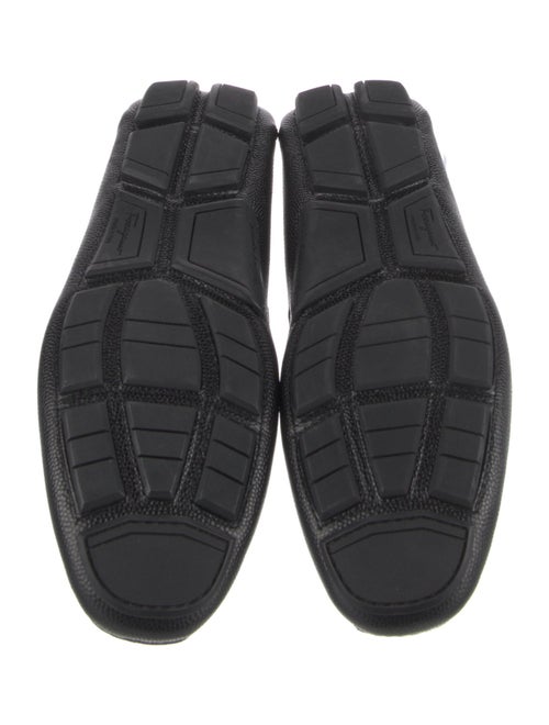 Salvatore Ferragamo Horsebit Accent Leather Drivers