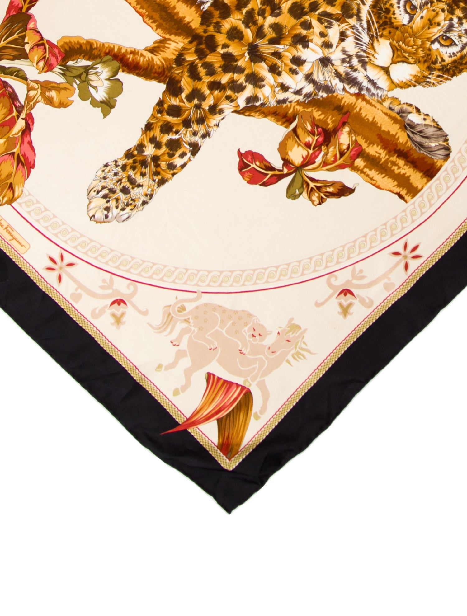 Salvatore Ferragamo Silk Printed Scarf