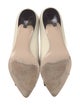 Salvatore Ferragamo Leather Fringe Trim Accent Pumps