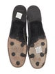 Salvatore Ferragamo Wool Leather Trim Embellishment Loafers