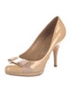 Salvatore Ferragamo Vara Bow Accent Patent Leather Pumps