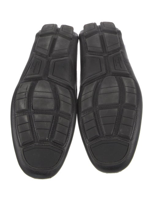 Salvatore Ferragamo Gancini Logo Leather Drivers
