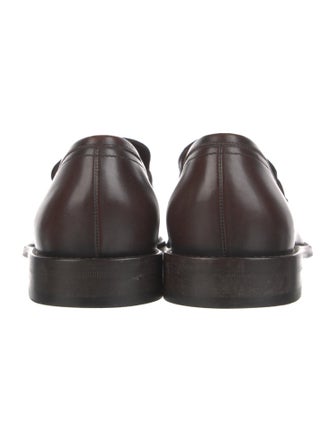 Salvatore Ferragamo Leather Monk Straps