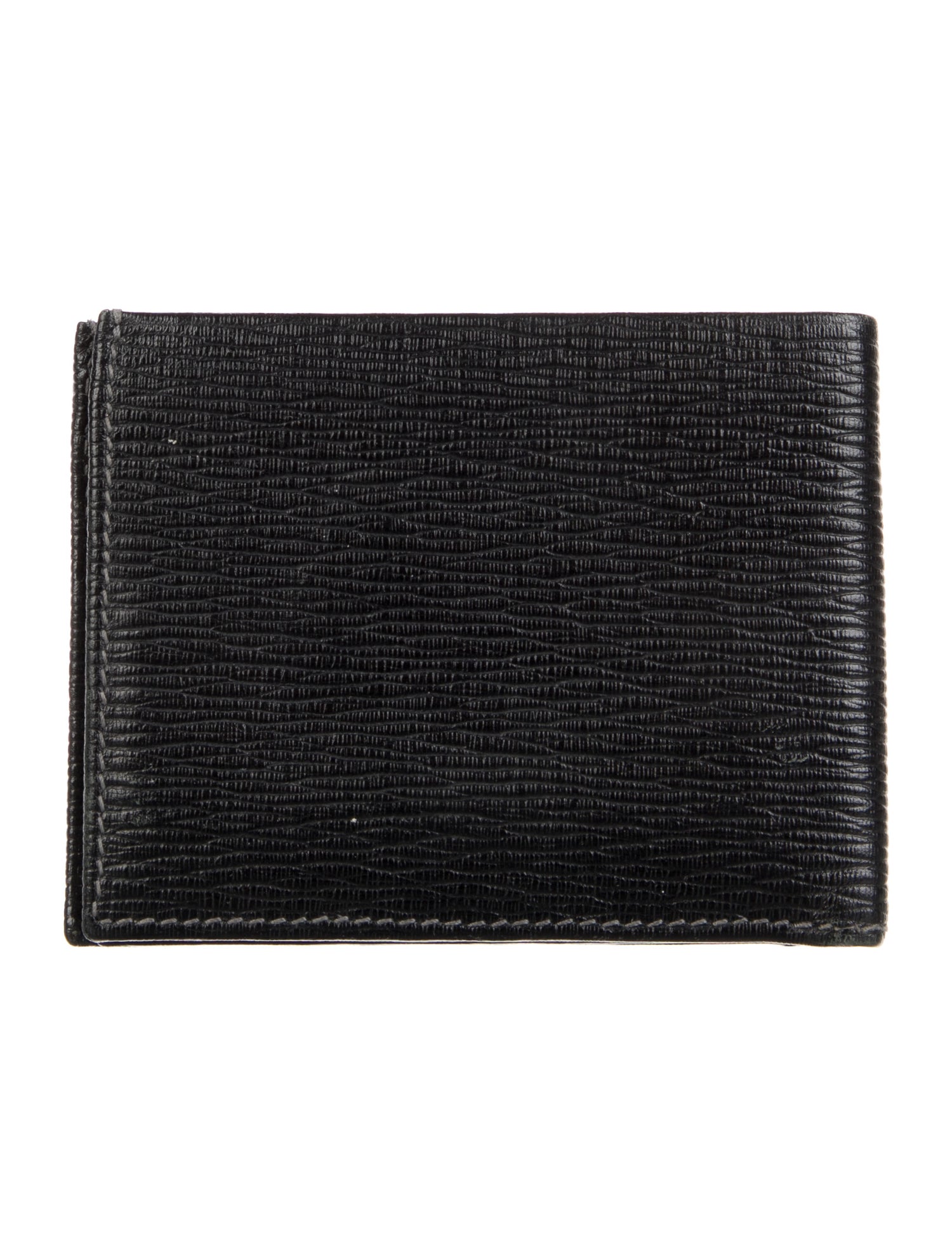 Salvatore Ferragamo Leather Printed Bifold Wallet