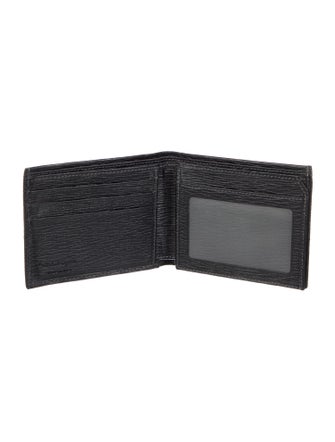 Salvatore Ferragamo Leather Printed Bifold Wallet