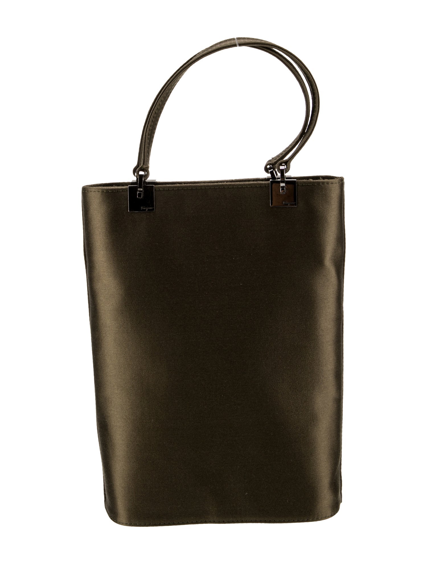 Salvatore Ferragamo Satin Bucket Bag