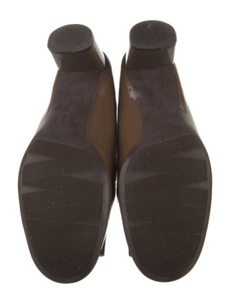 Salvatore Ferragamo Vara Bow Accent Patent Leather Flats