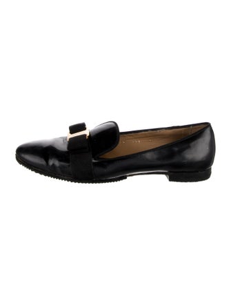 Salvatore Ferragamo Vara Bow Accent Patent Leather Loafers