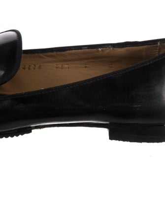 Salvatore Ferragamo Vara Bow Accent Patent Leather Loafers