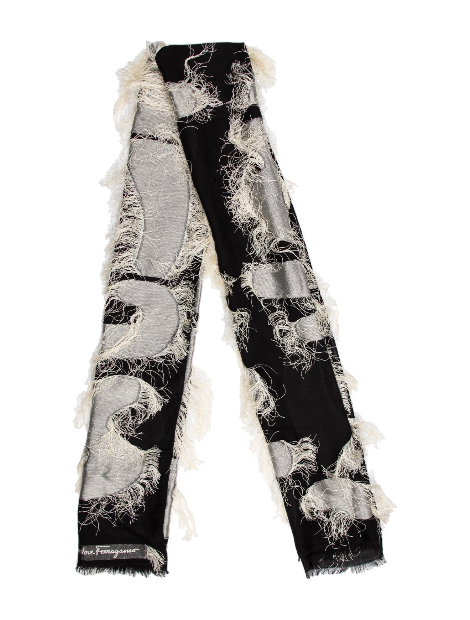 Salvatore Ferragamo Stingray Printed Scarf