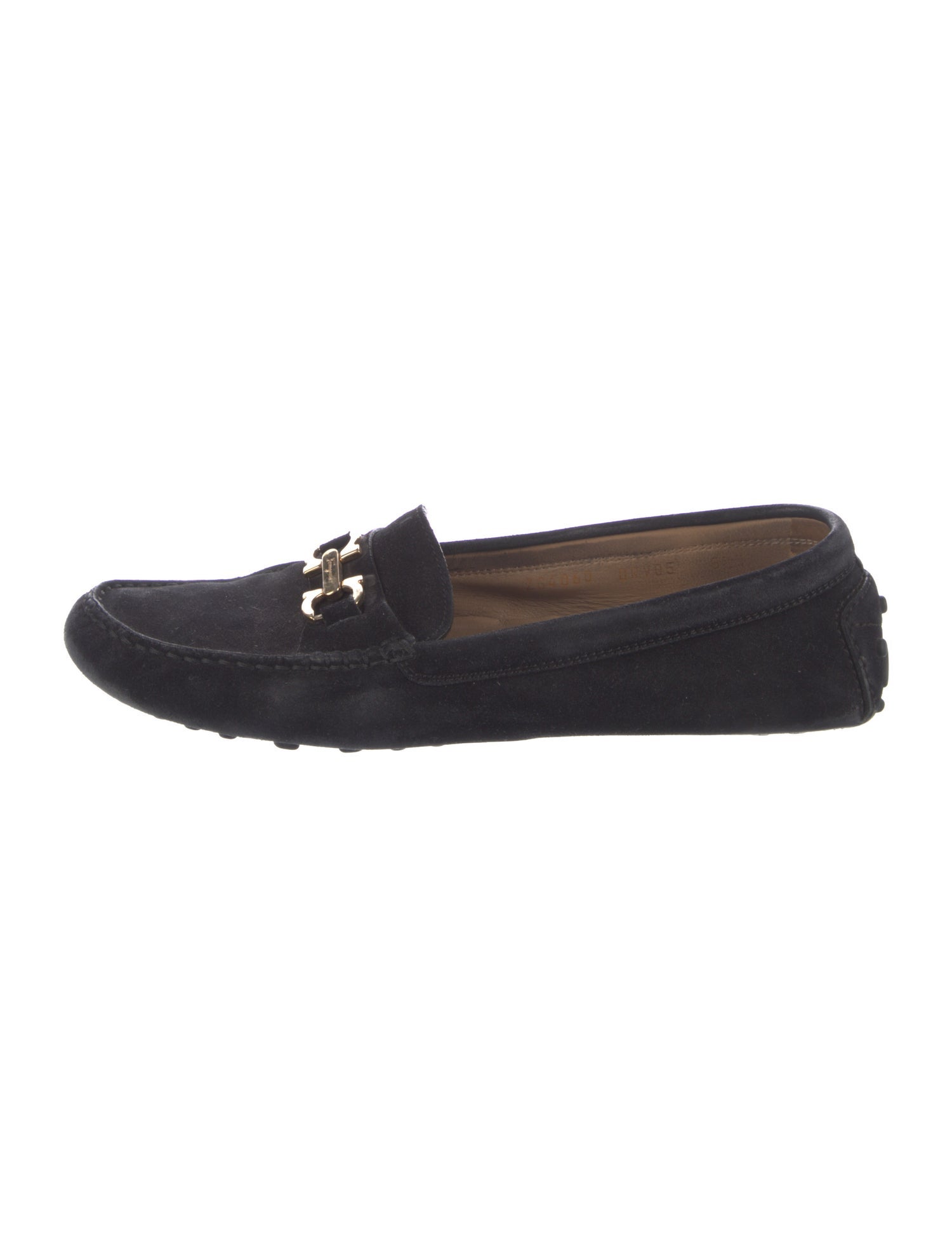 Salvatore Ferragamo Gancini Logo Suede Loafers