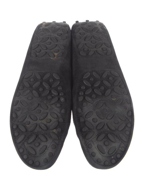 Salvatore Ferragamo Gancini Logo Suede Loafers