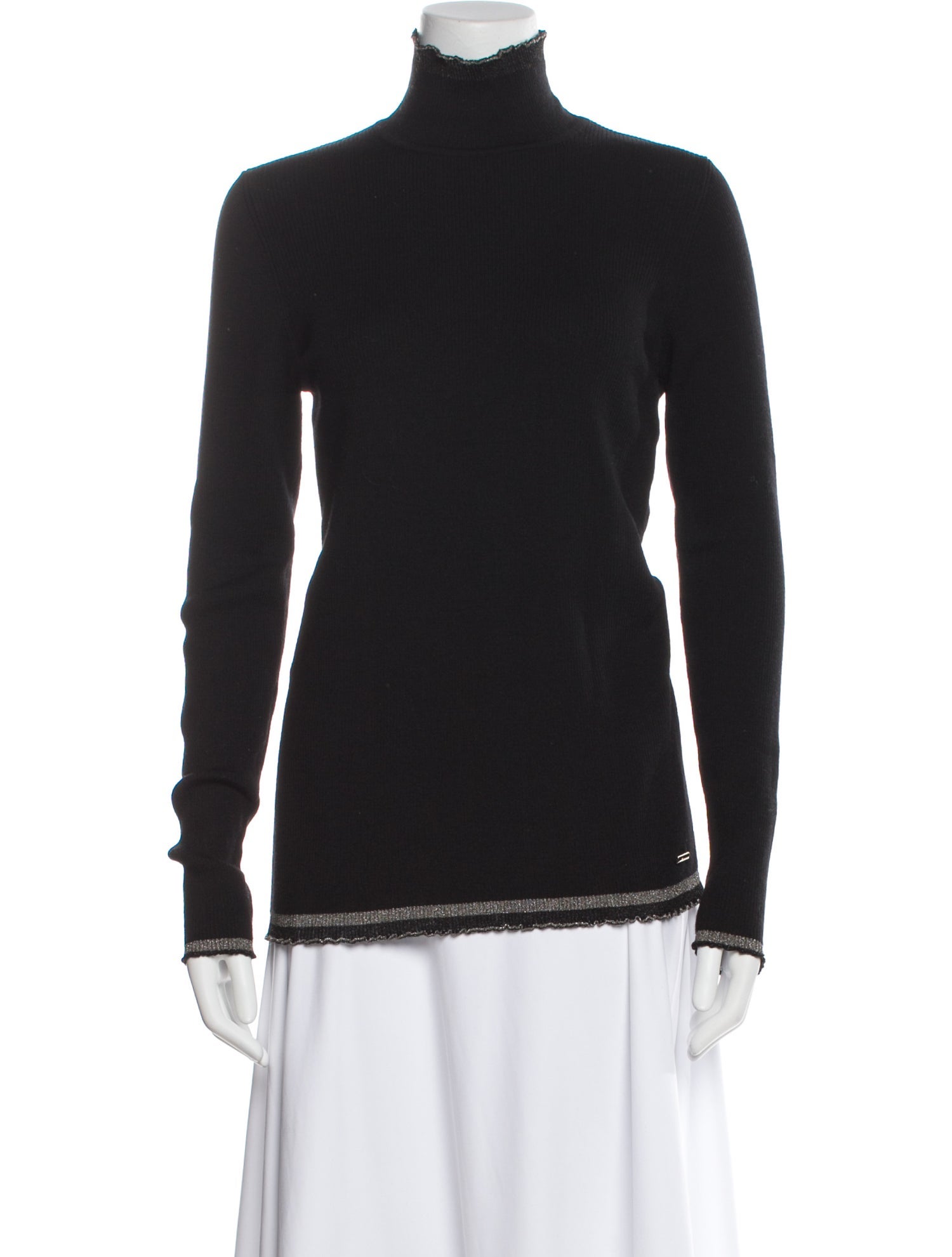 Salvatore Ferragamo Virgin Wool Turtleneck Sweater