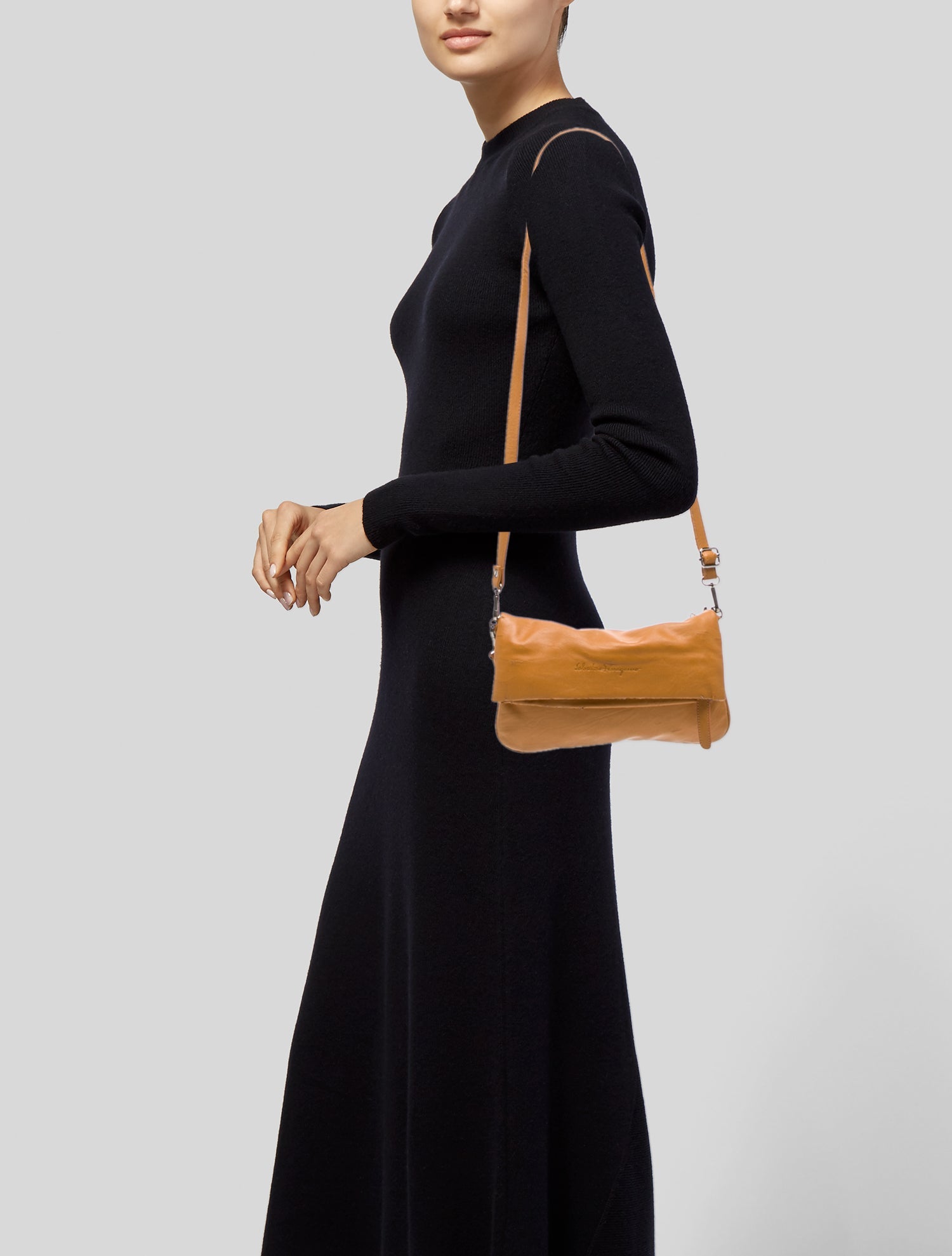 Salvatore Ferragamo Leather Shoulder Bag