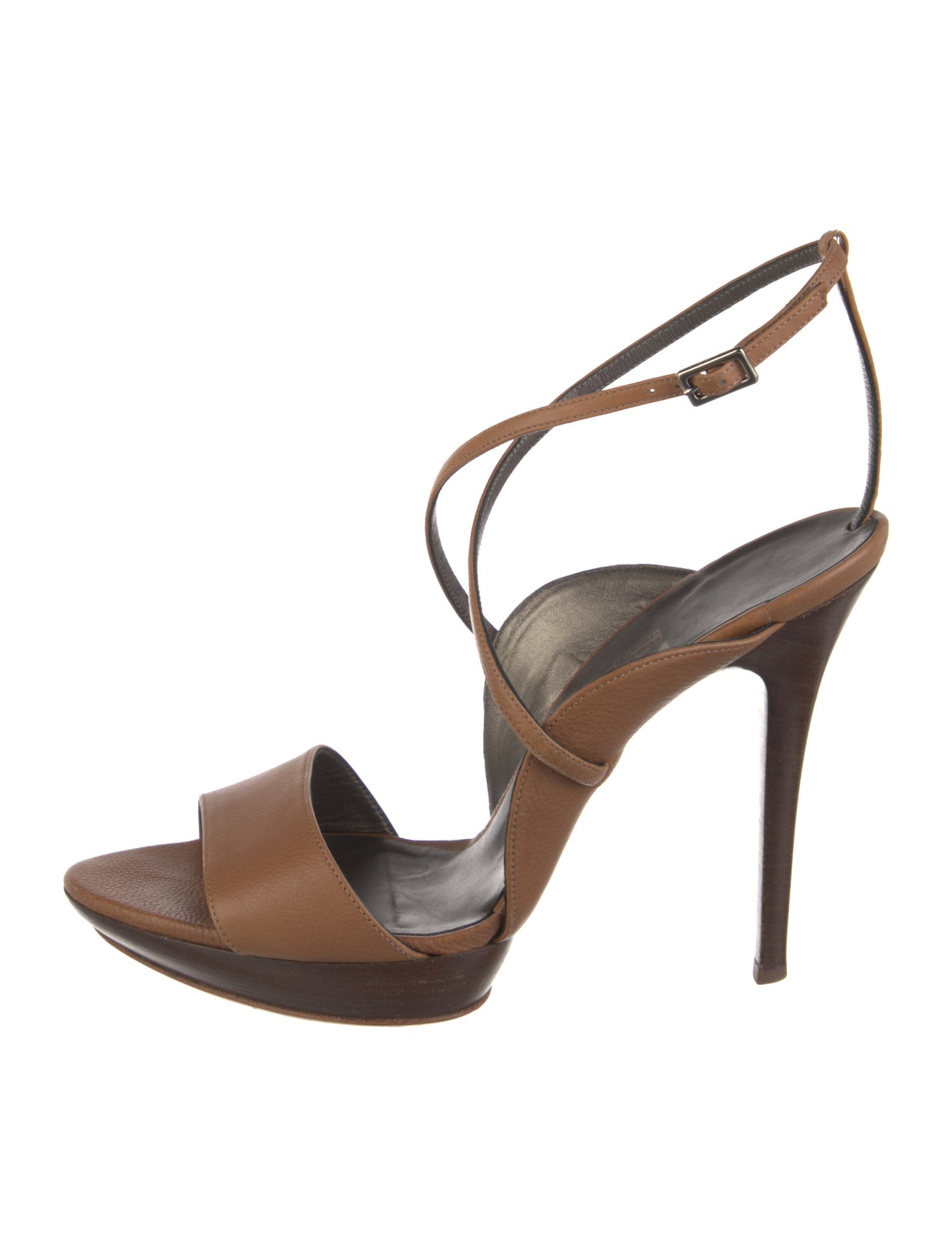 Salvatore Ferragamo Leather Slingback Sandals