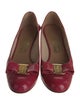 Salvatore Ferragamo Patent Leather Bow Accents Pumps