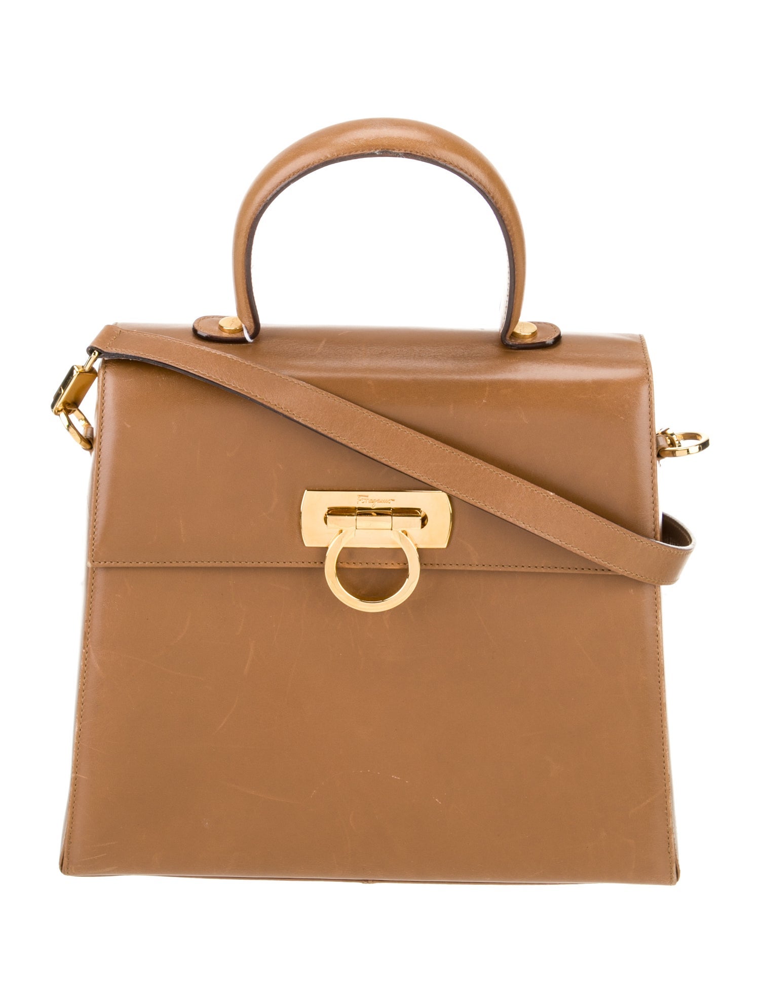 Salvatore Ferragamo Leather Shoulder Bag