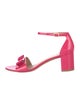 Salvatore Ferragamo Vara Bow Accent Patent Leather Sandals