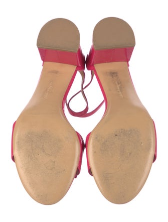 Salvatore Ferragamo Vara Bow Accent Patent Leather Sandals