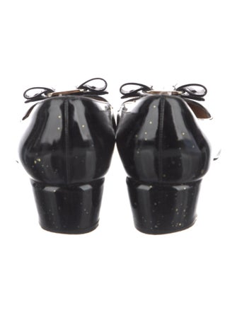 Salvatore Ferragamo Vara Bow Accent Patent Leather Flats
