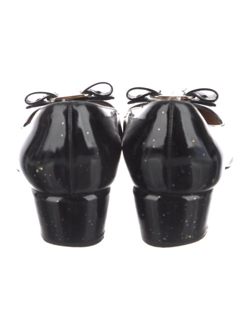 Salvatore Ferragamo Vara Bow Accent Patent Leather Flats
