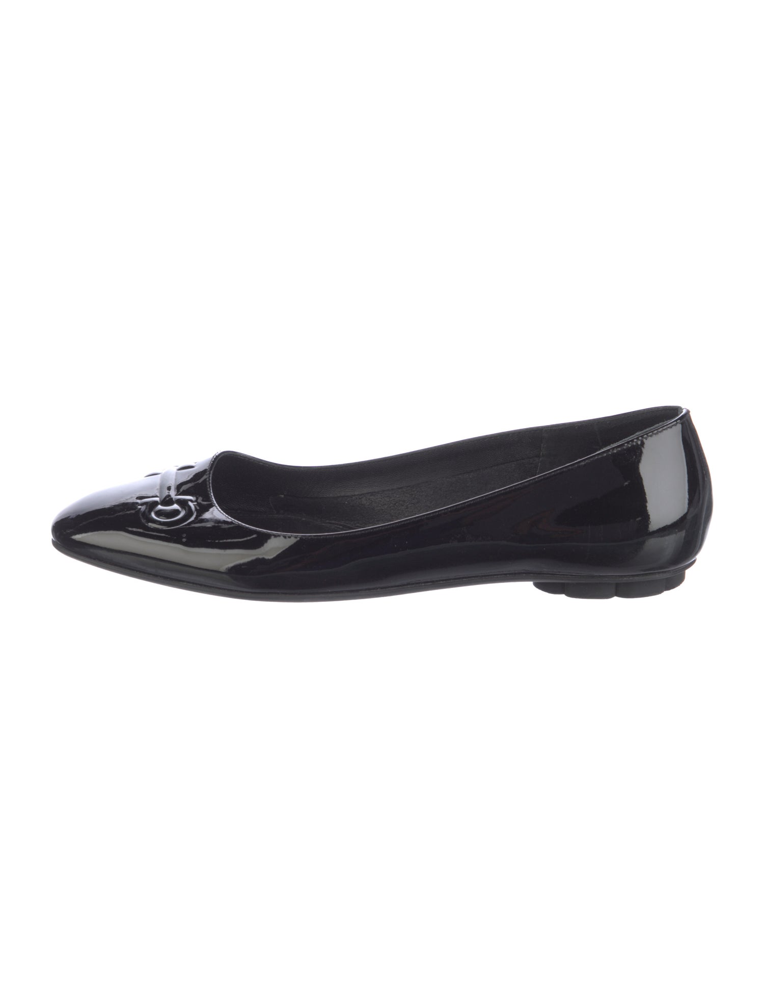 Salvatore Ferragamo Patent Leather Ballet Flats