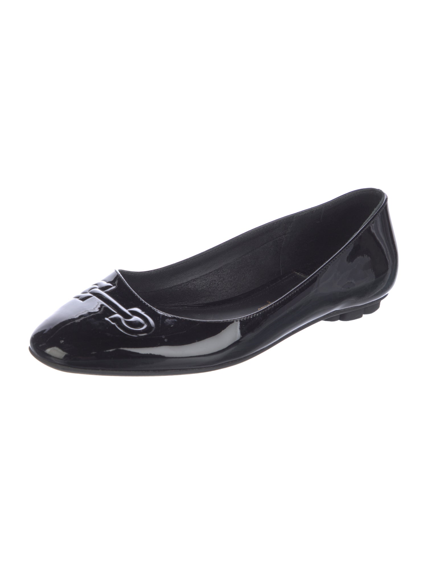 Salvatore Ferragamo Patent Leather Ballet Flats
